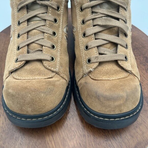 Skechers Vintage Y2K 90s Chunky Platform Suede Leather Retro Oxford Shoes SZ 8.5 - Picture 2 of 9